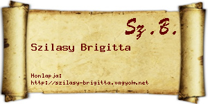 Szilasy Brigitta névjegykártya